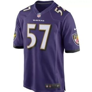 Nike On Field CJ Mosley Baltimore Ravens Vapor Limited Jersey Men Sz Small NFL